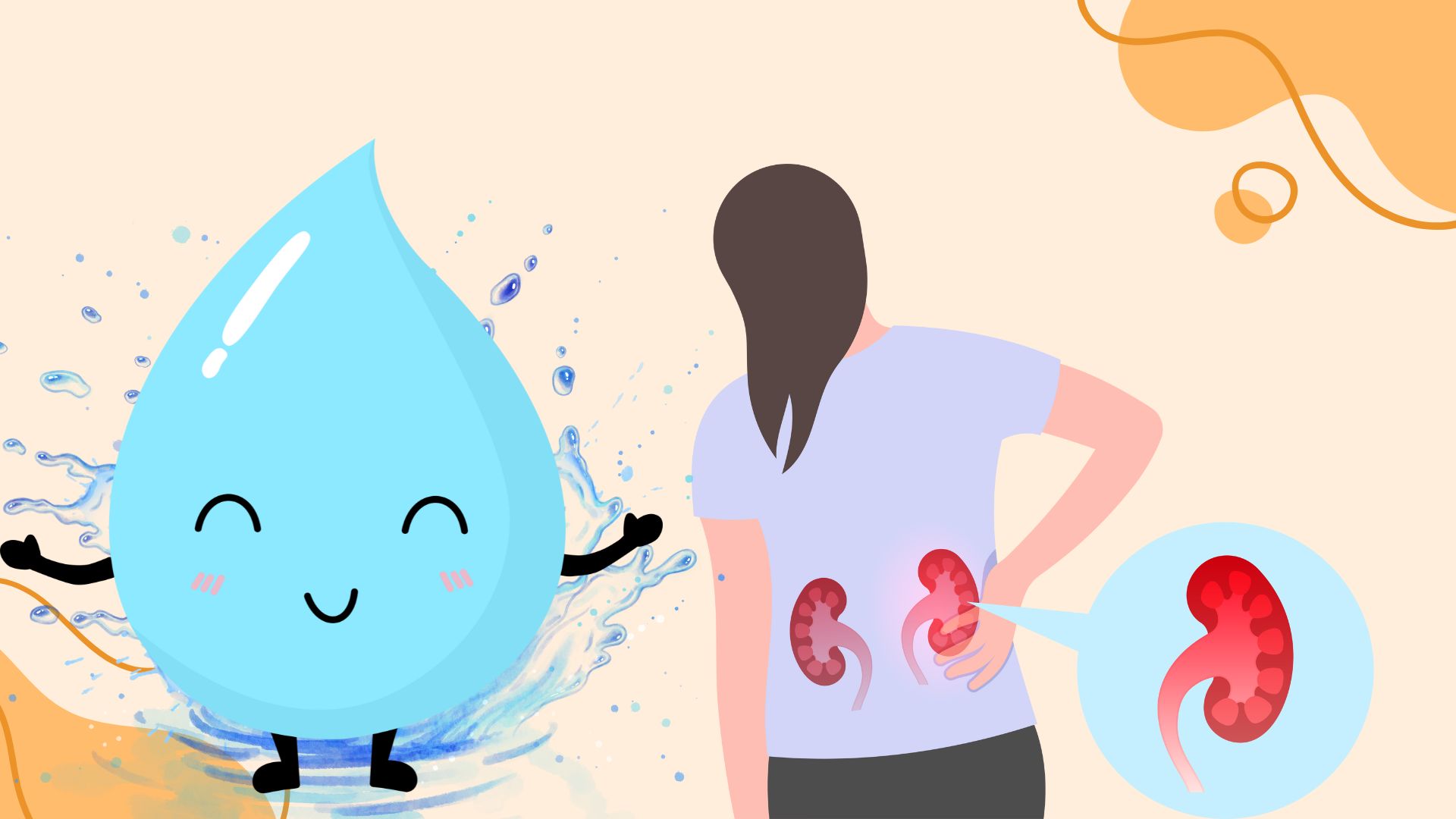 To reduce the risk of kidney failure, it is necessary to drink water properly. Graphic photo: Huong Son