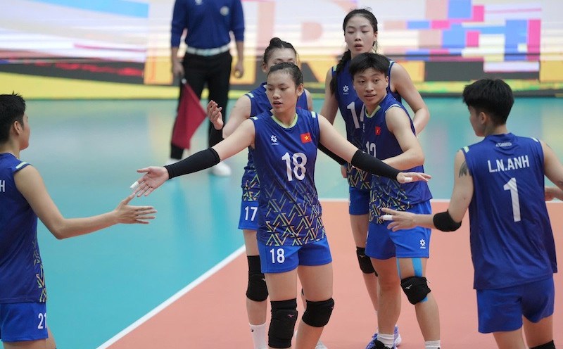 Vietnam U21 women's volleyball team. Photo: VFV