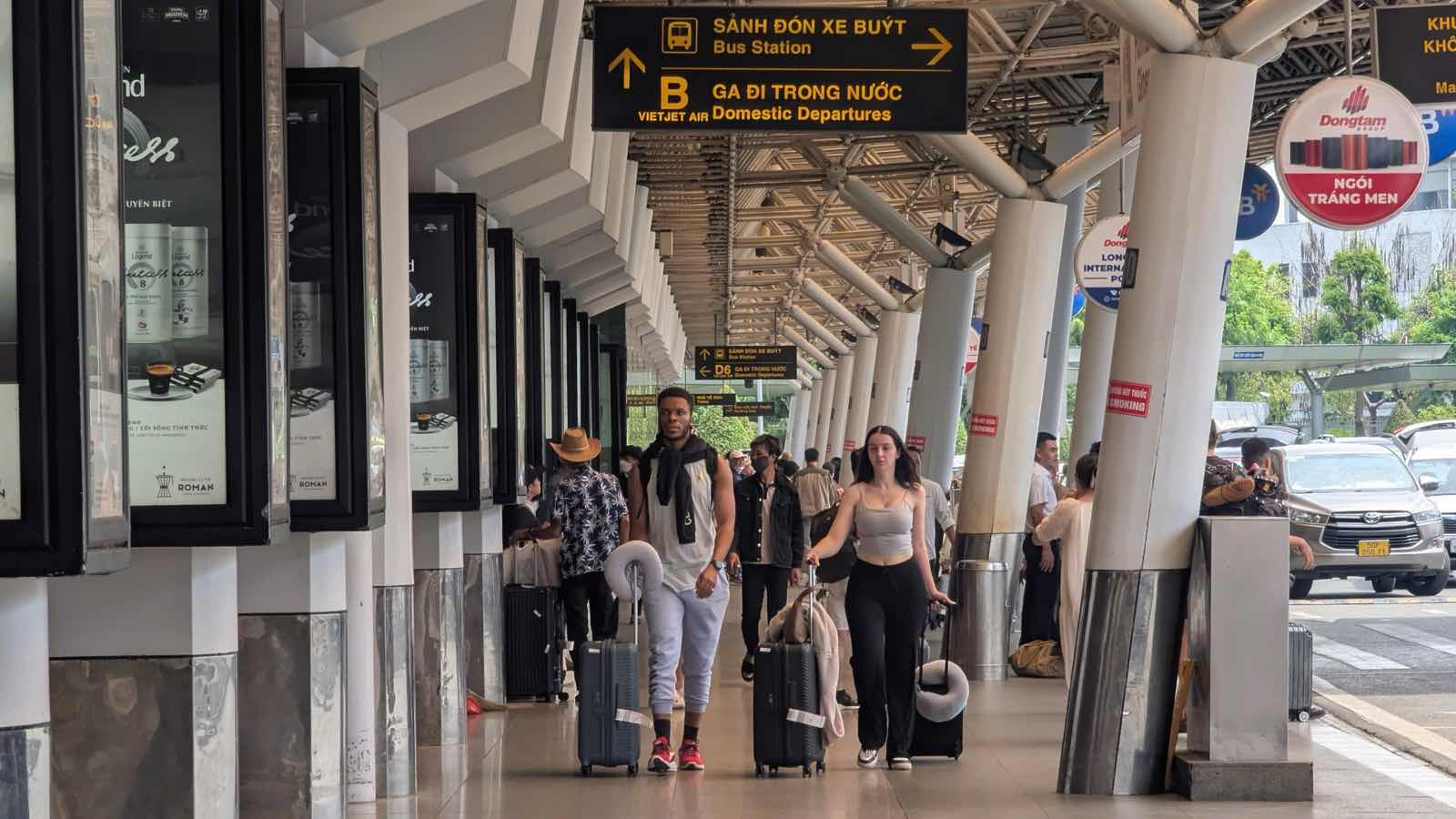 El aeropuerto internacional de Tan Son Nhat es uno de los aeropuertos mas concurridos de la region. Foto: Anh Tu