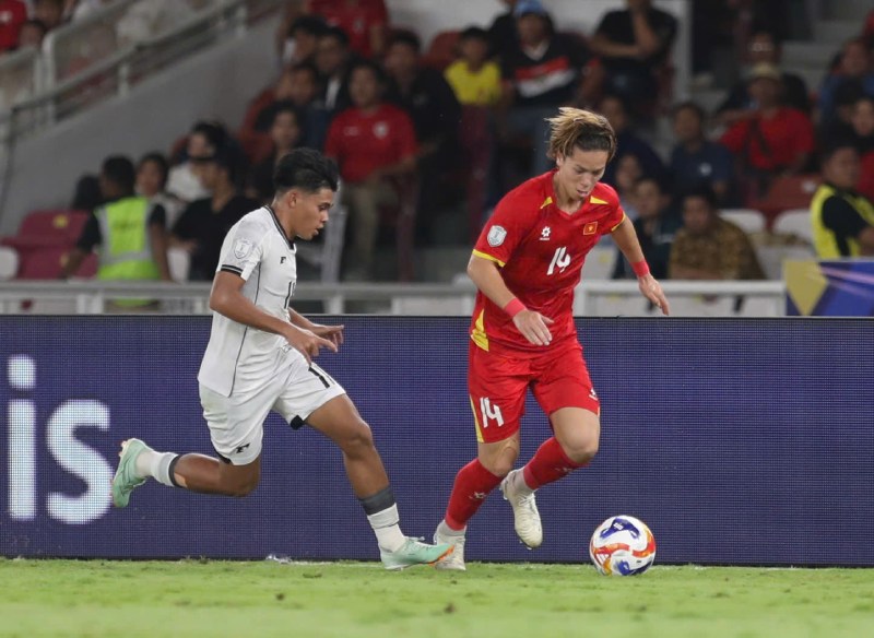 U23 Indonesia lost for the second time to U23 Vietnam in the 2025 U23 Southeast Asian Cup final. Photo: Huu Pham