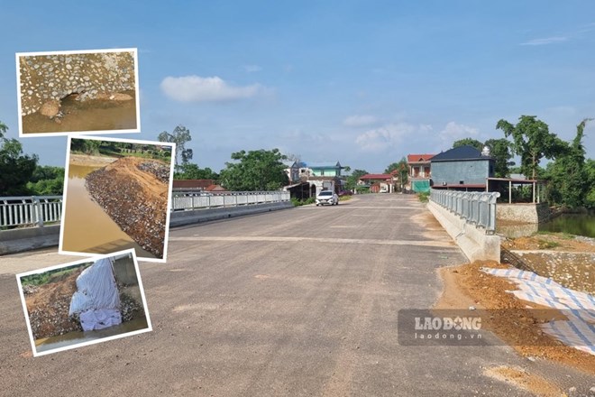 Thái Nguyên phá dỡ, xây lại bờ kè "chưa bàn giao đã sạt lở"