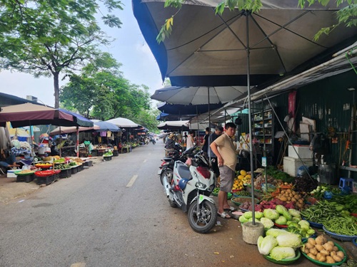 Dẹp “chợ cóc”, “chợ tạm” bài toán nan giải không chỉ là chuyện vỉa hè. Ảnh: Minh Hạnh