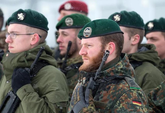 독일군. 사진: 신화통신