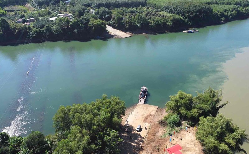 Ho Chi Minh City is the managing agency to implement the Hieu Liem 2 bridge project. In the photo is the location where Hieu Liem 2 bridge will be built. Photo: Ha Anh Chien