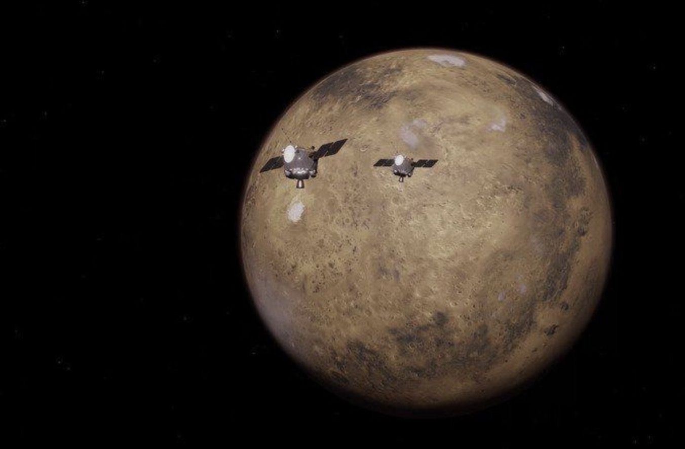 우주선은 화성과 같은 행성의 표면 아래에서 생명이 번식하는 것을 지원할 수 있습니다. 사진: 신화통신