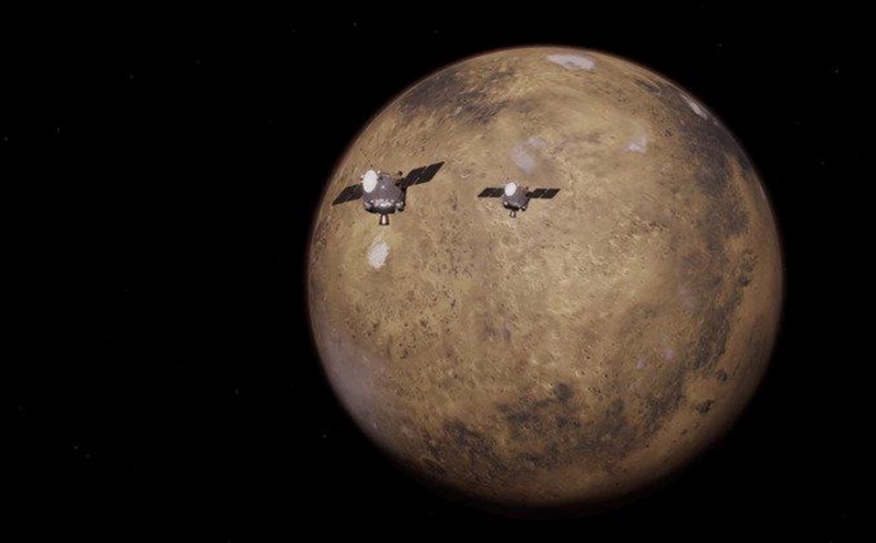 The cosmic rays can support life below the surface of planets like Mars. Photo: Xinhua