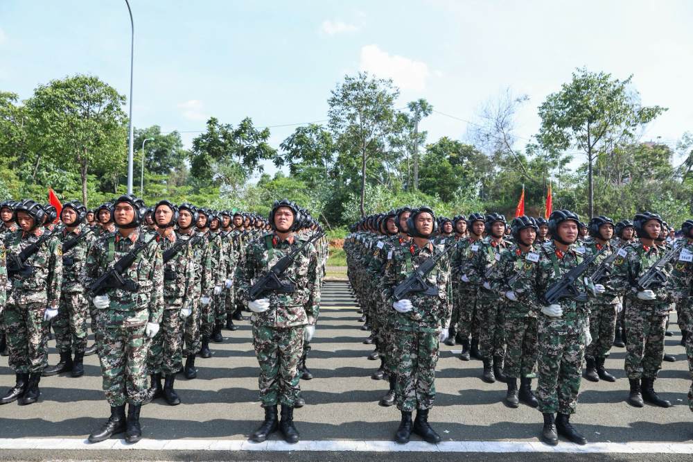 Doi ngu chinh te, tap luyen hang say huong ve dip dai le 2.9. Anh: Tran Vuong