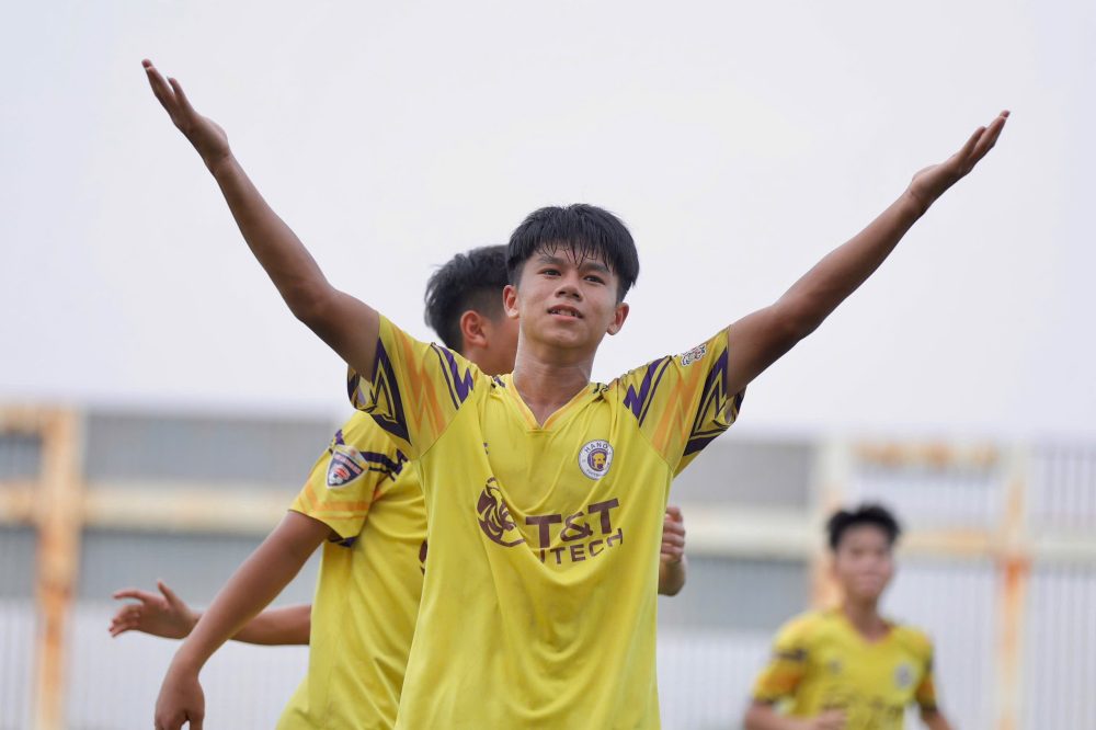Hanoi (photo) and PVF in the 2025 National U15 final. Photo: VFF