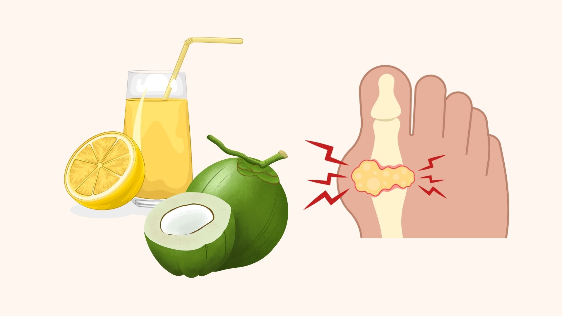 Eliminate uric acid effectively with summer cooling drinks. Graphics: Linh Dan