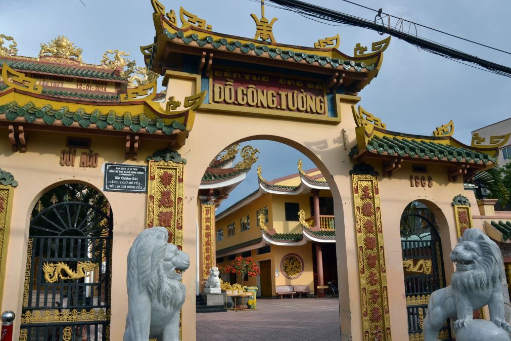 Den tho ong ba Do Cong Tuong toa lac tai phuong Cao Lanh, tinh Dong Thap, la diem den noi tieng trong bang do du lich. Anh: Lam Dien