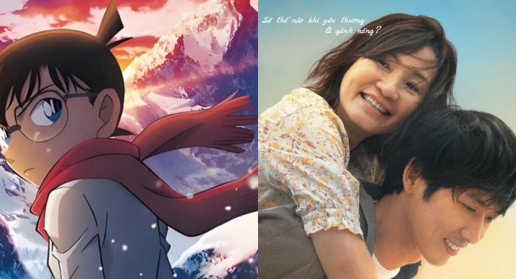 The movie " carrieding mother away" and "Conan" is at the top of Vietnamese theaters. Photo: CNV.