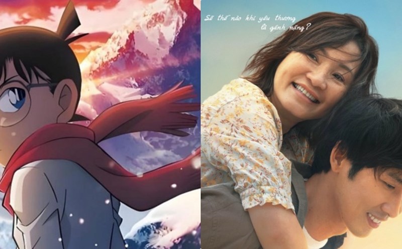 The movie " carrieding mother away" and "Conan" is at the top of Vietnamese theaters. Photo: CNV.