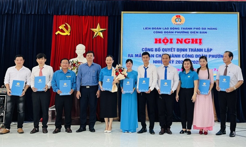 Cong doan phuong Dien Ban, TP.Da Nang chinh thuc ra mat. Anh: DVCC
