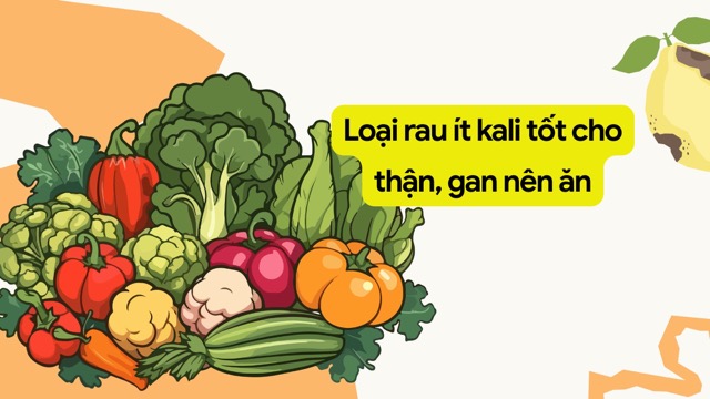 Eating vegetables high in potassium can cause arrhythmia and impaired kidney function. Graphic photo: Huong Son