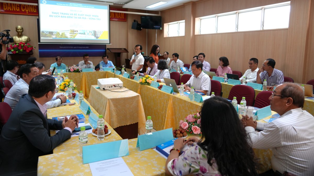 Scene of the workshop on orientation for developing night tourism products. Photo: Thanh An