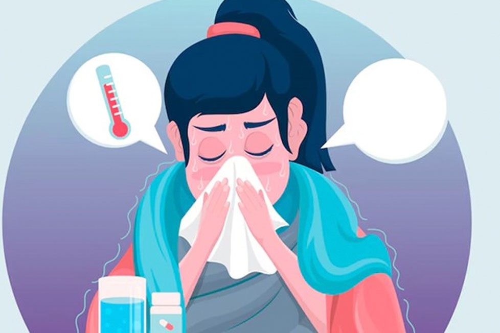 How to care for recovery after fever, flu and rainy season diseases. Graphics: Thien Nhan