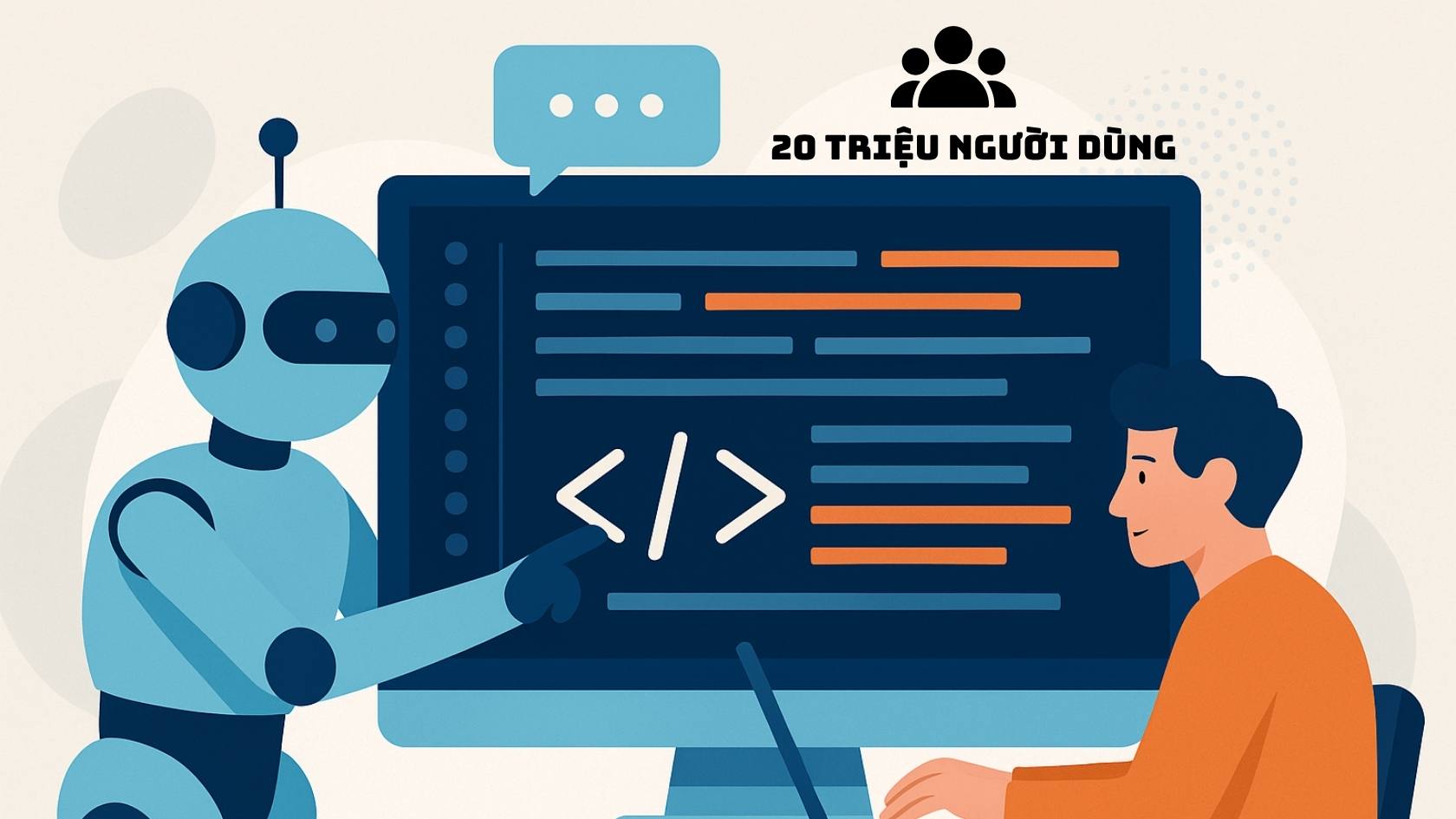 GitHub Copilot vuot moc 20 trieu nguoi dung. Do hoa: Hao Thien