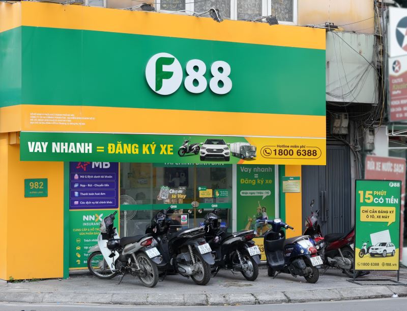 Voi gan 900 phong giao dich tren toan quoc, hoat dong linh hoat ca ngoai gio hanh chinh va cuoi tuan, F88 dam bao toan bo quy trinh xac minh va giai ngan duoc xu ly nhanh chong, minh bach va linh hoat, mang lai trai nghiem khach hang vuot troi. Anh: F88
