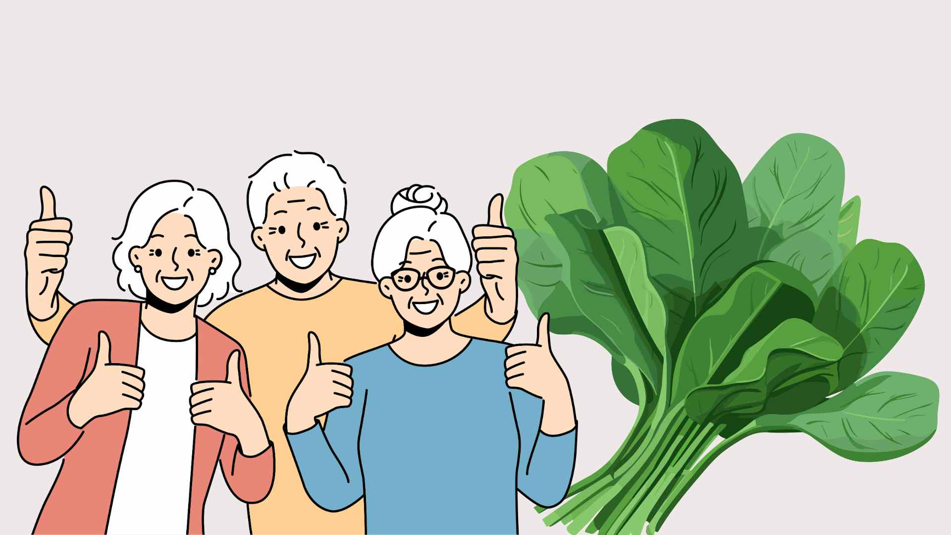 Eating a lot of spinach contributes to increased life expectancy. Graphic photo: Huong Giang