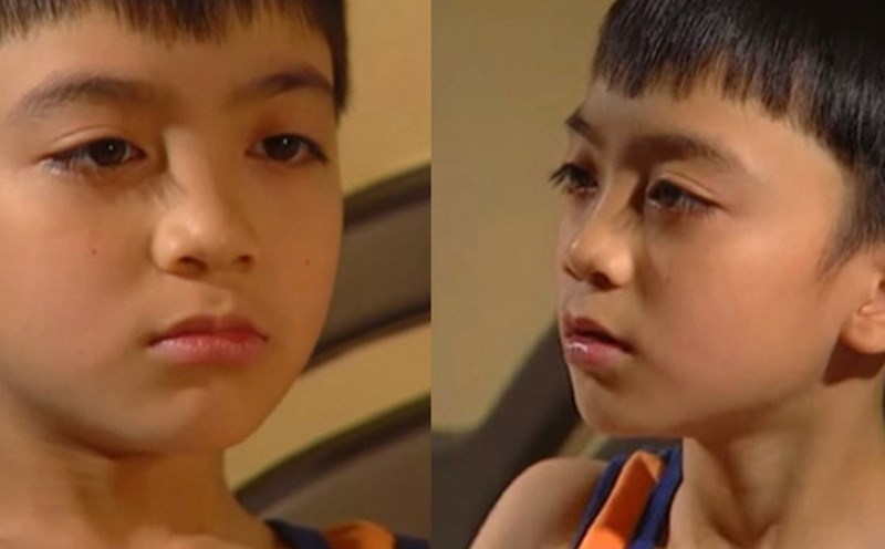 Soobin Hoang Son when he was a child in "Gap nhau cuoi dan". Photo: VTV