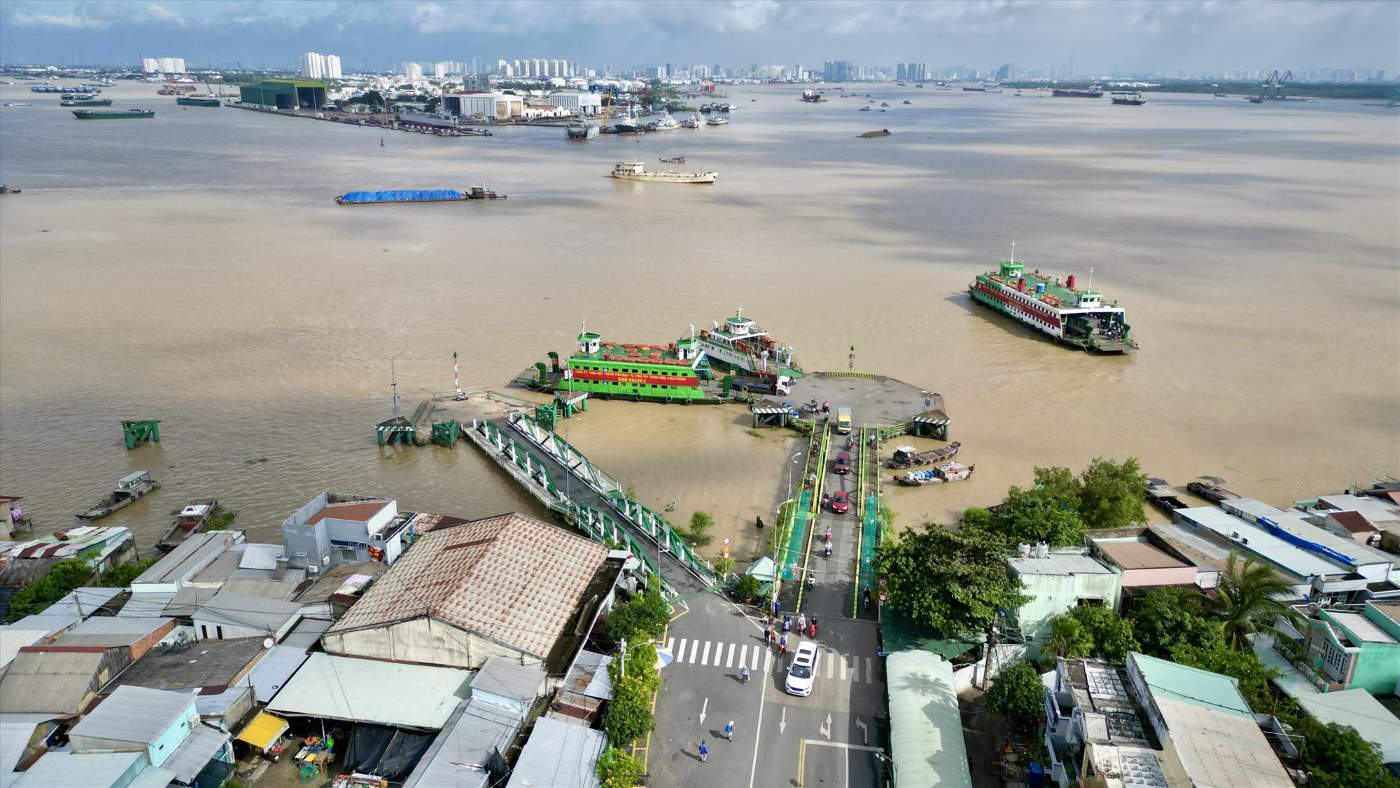 Gio Bridgeは、Binh Khanh Ferry（Ho Chi Minh City）の交代に役立ちます。  写真：anh tu
