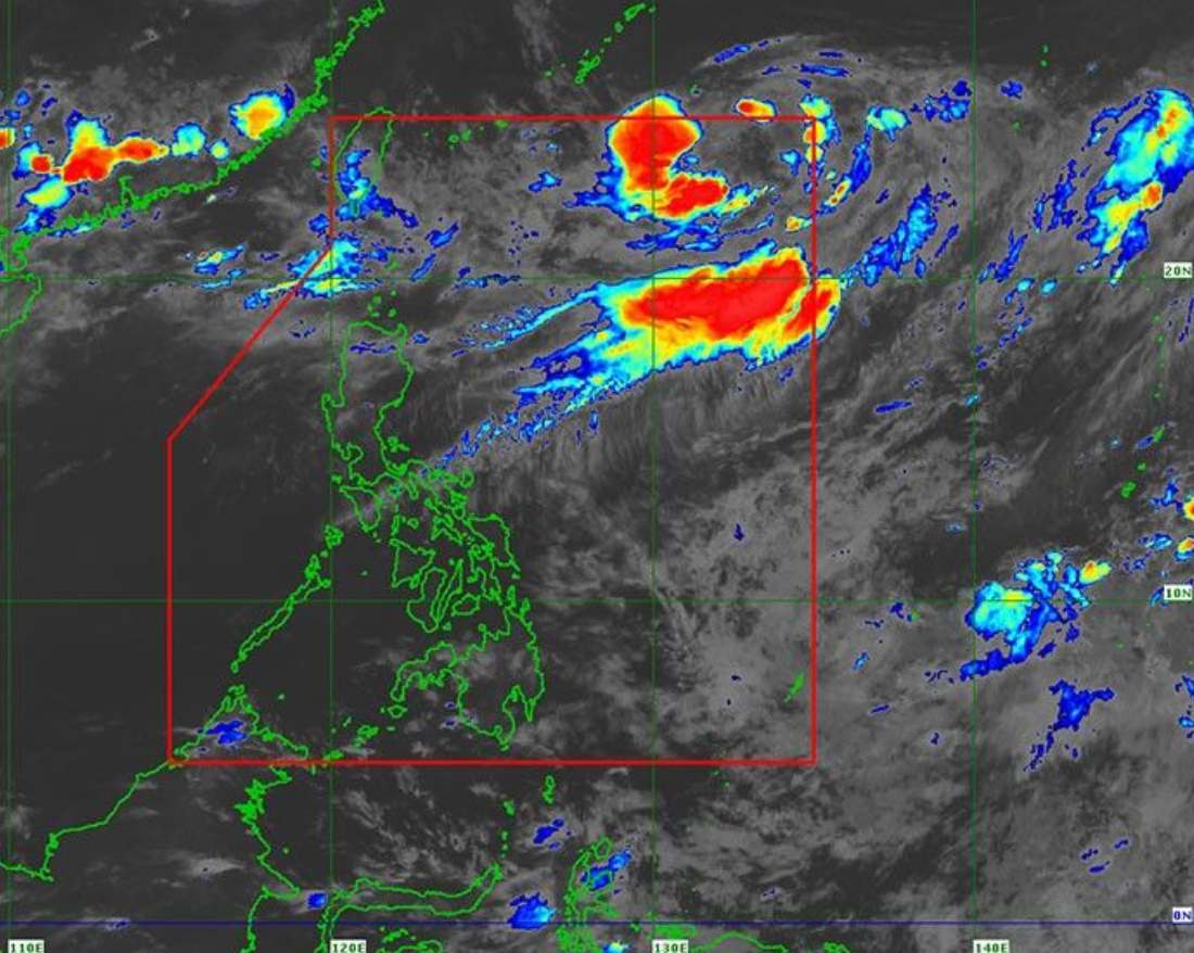 Ngay 1.8, PAGASA dang theo doi 2 ap thap gan Philippines. Anh: PAGASA