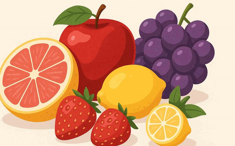 Many fruits help detoxify the liver. Graphic photo: Hoang Loc