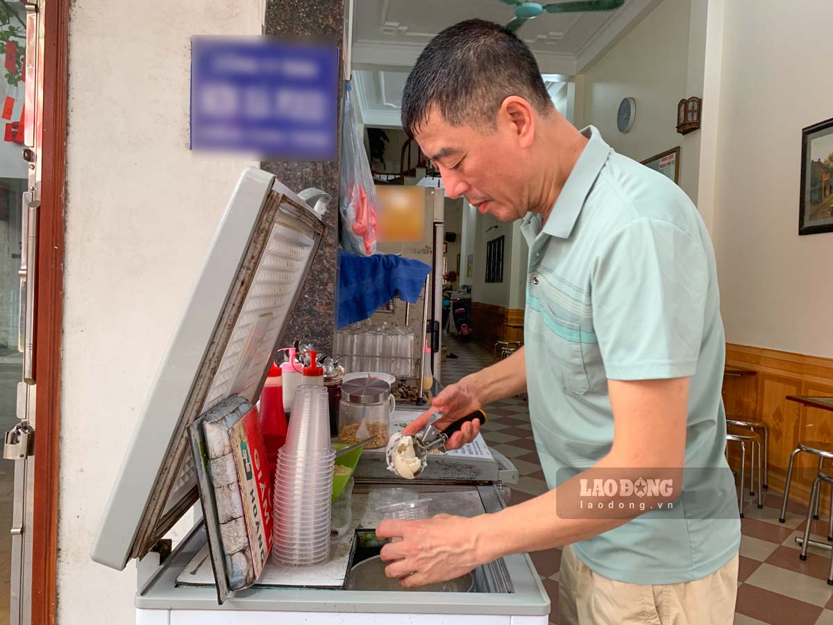 Kem duoc lam trong ngay de dam bao tuoi ngon. Anh: Ha Vi