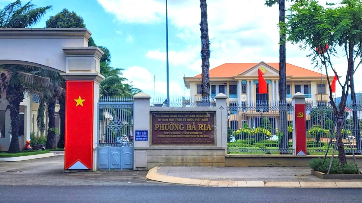 Siege du Conseil populaire - Comite populaire du nouveau quartier de Ba Ria. Photo : Thanh An
