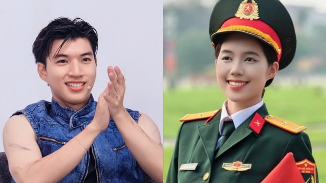 Á hậu, Thiếu úy Châu Anh nói lý do yêu thích HIEUTHUHAI