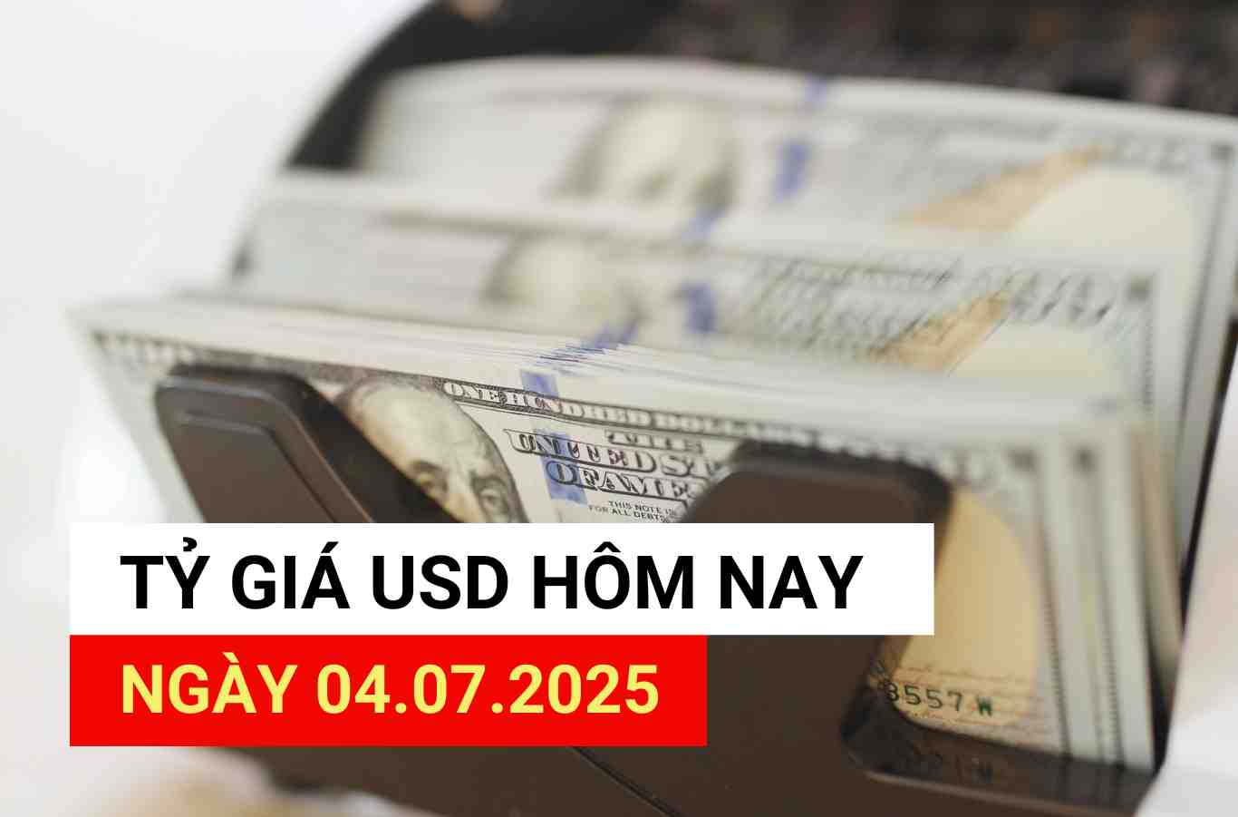 Taux de change USD aujourd'hui 4 juillet 2025.