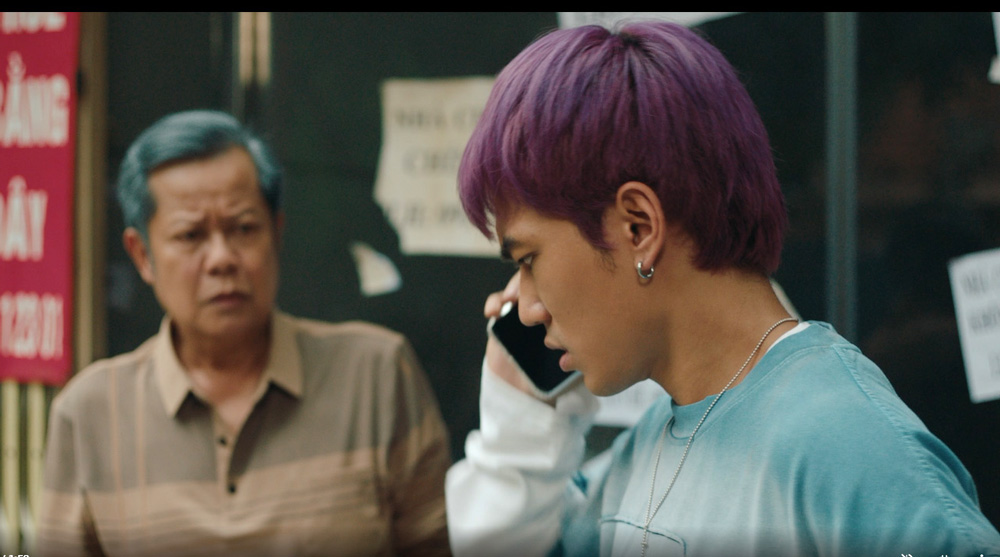 The main characters, Mr. Hai and Au in the movie wait, dream. Photo: Minh Khoi