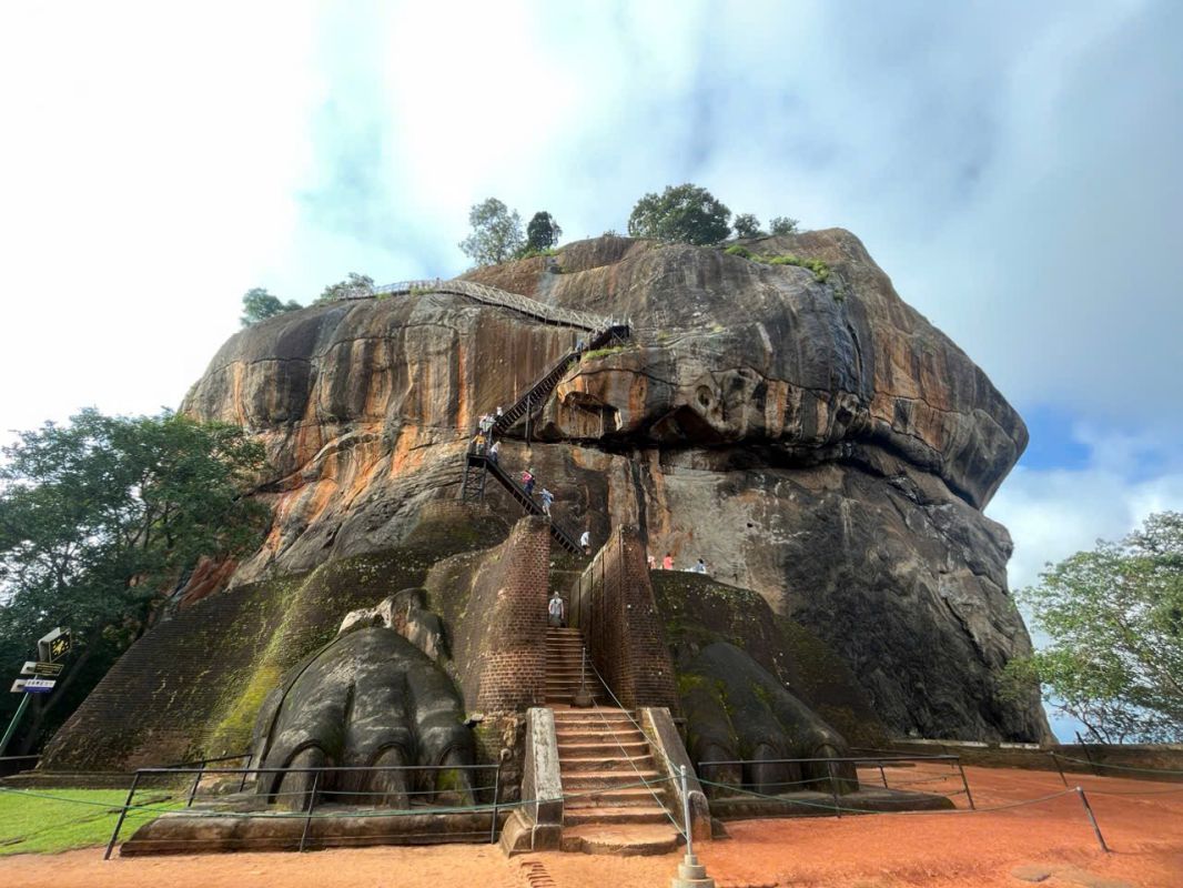 Sigiriya Lion Rock, SriLanka - an ancient stone fortress nearly 200m high. Photo: An Nguyen