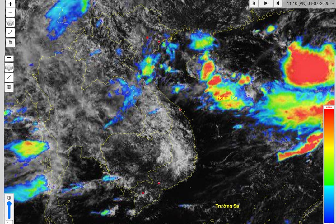 Tropical depression likely to strengthen into a storm in the next 24 hours