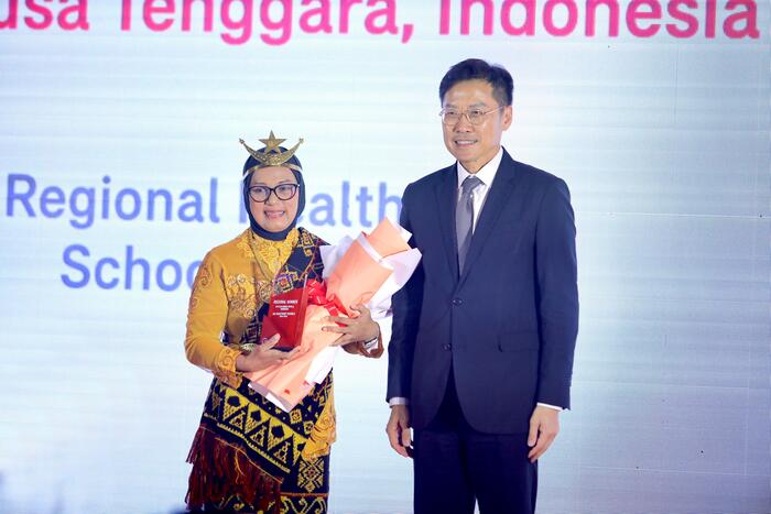 UPTD SD Negeri Papela - Indonesia excellently won AIA Healthy School season 3. Photo: AIA