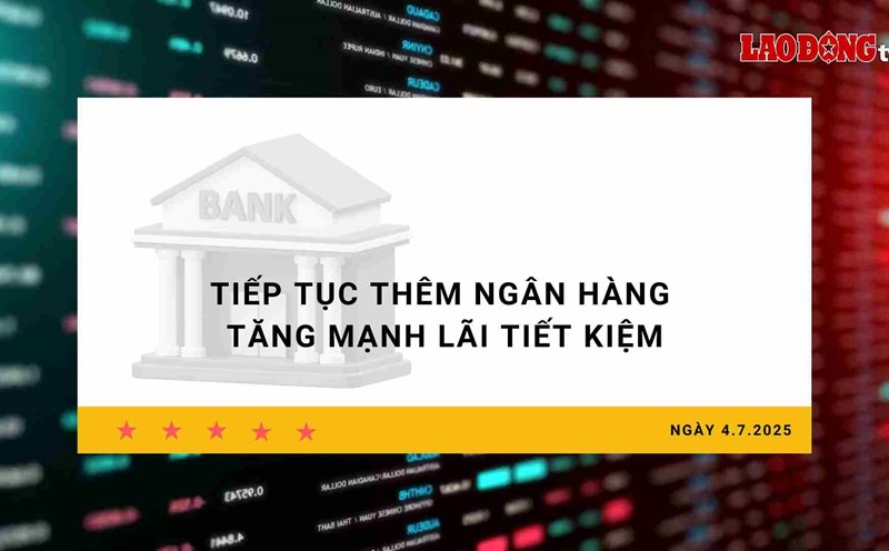 Interest rate 4.7: Continue to have more banks sharply increase savings interest rates