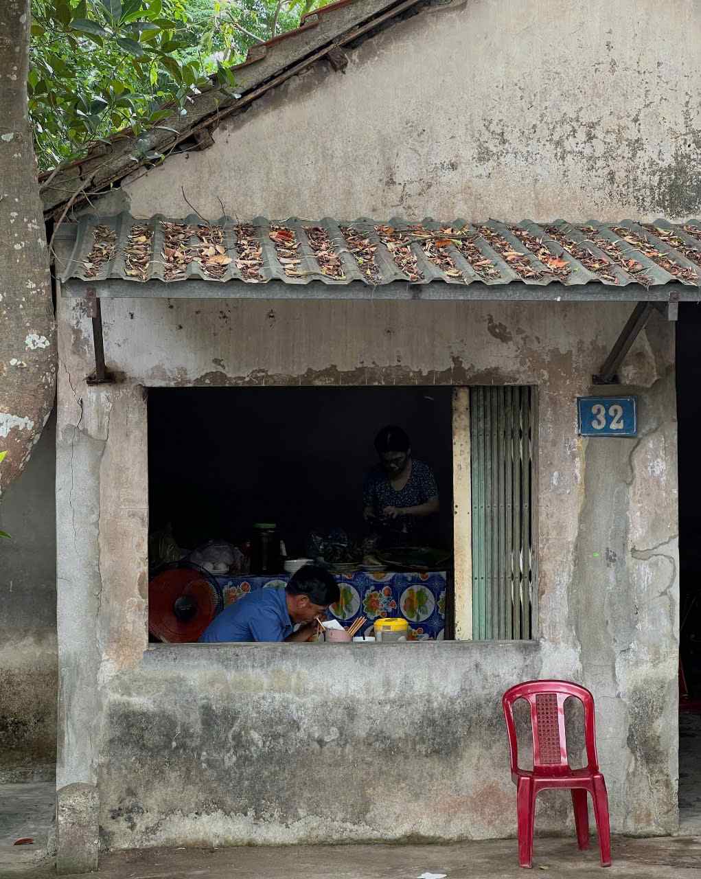 Mot goc nho quan banh uot O Lan. Anh: Nhat Mai