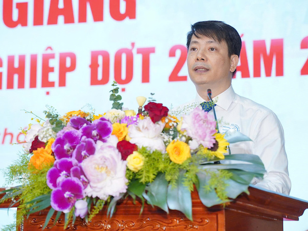 PGS.TS Tran Quang Tien, Giam doc Hoc vien Phu nu Viet Nam. Anh: Hoc vien cung cap