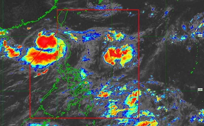 The tropical depression is expected to strengthen into storm No. 2 Bising. Photo: PAGASA