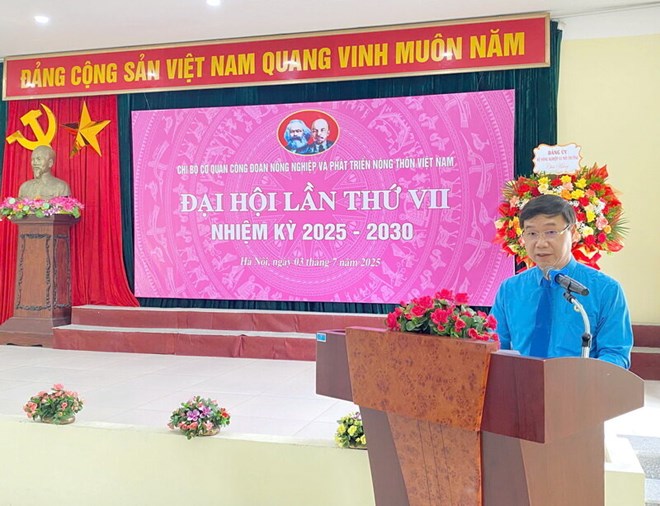 Đại hội Chi bộ Cơ quan Công đoàn Nông nghiệp và Phát triển nông thôn Việt Nam