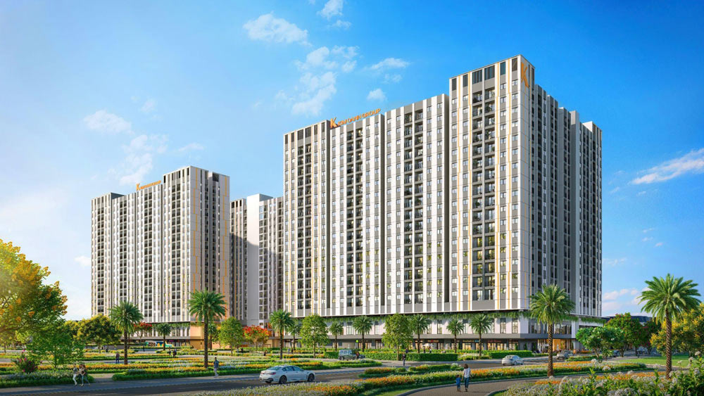 The expected prospect of Singapore K-Home Apartment green apartment complex.