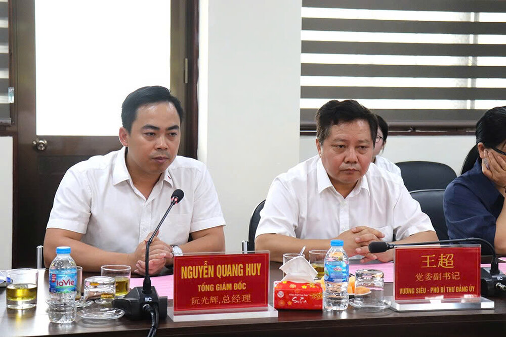 Ong Nguyen Quang Huy, Tong giam doc Tap doan Deo Ca phat bieu tai Hoi nghi. Anh: Dong Phong.