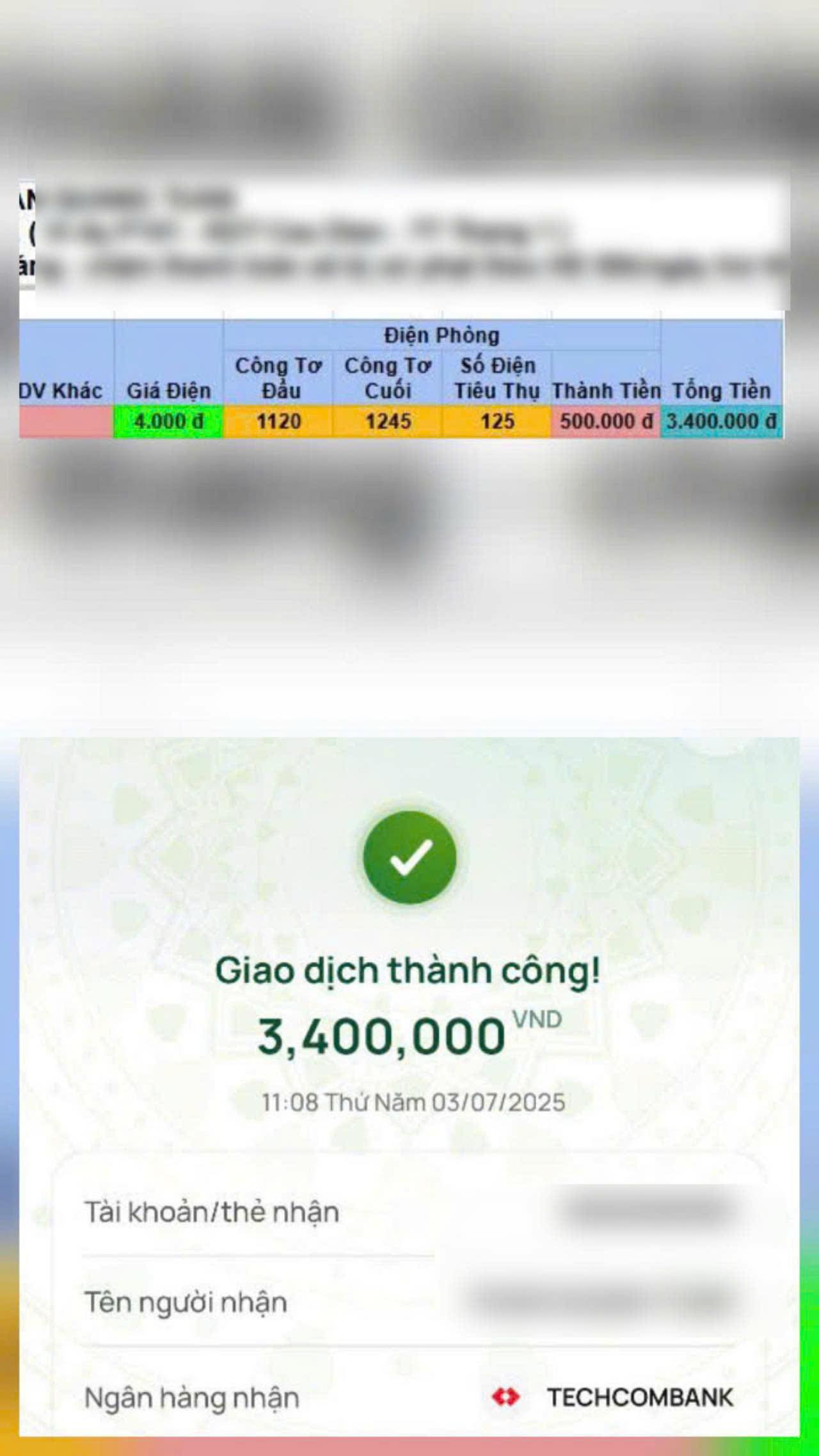 Nguoi thue tro phai thanh toan tien dien voi gia 4.000 dong/kWh. Anh: Quyen Pham
