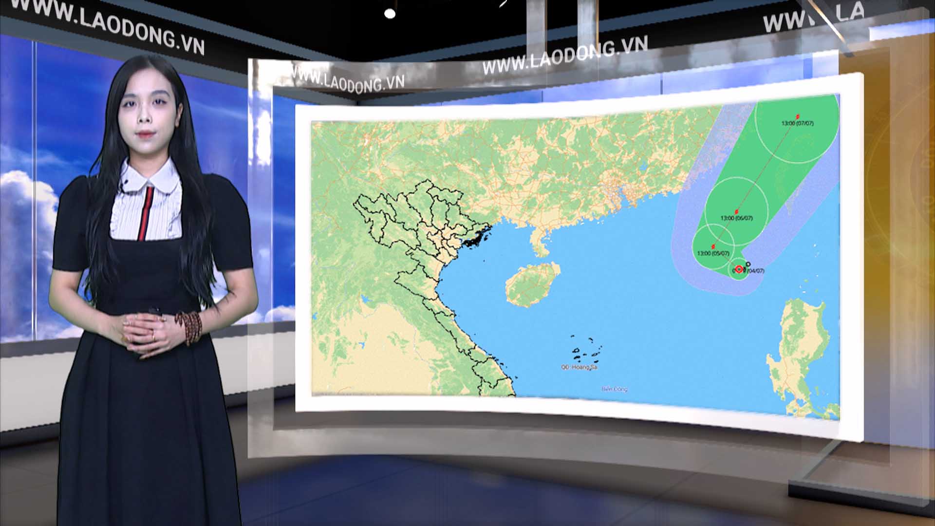 Le bulletin meteorologique pour cette nuit et demain 5 juillet