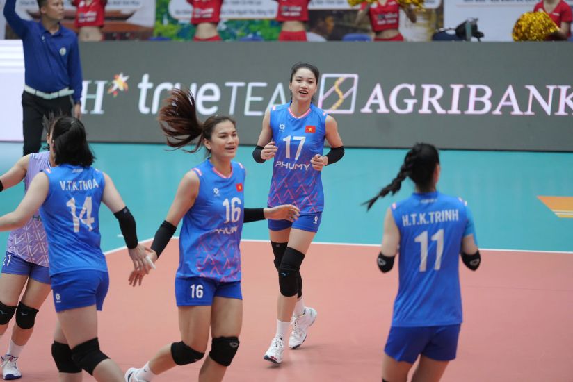 VTVカップ2025におけるベトナム女子バレーボール代表チーム。写真:VFV