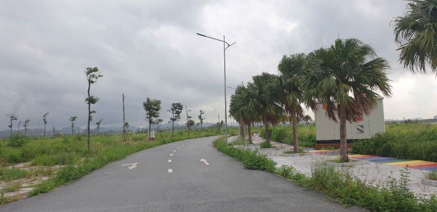 La infraestructura tecnica se ha completado durante mucho tiempo, las personas han contribuido con capital desde que el proyecto acaba de comenzar, pero hasta ahora no ha recibido un libro rojo. Foto: Nguyen Hung