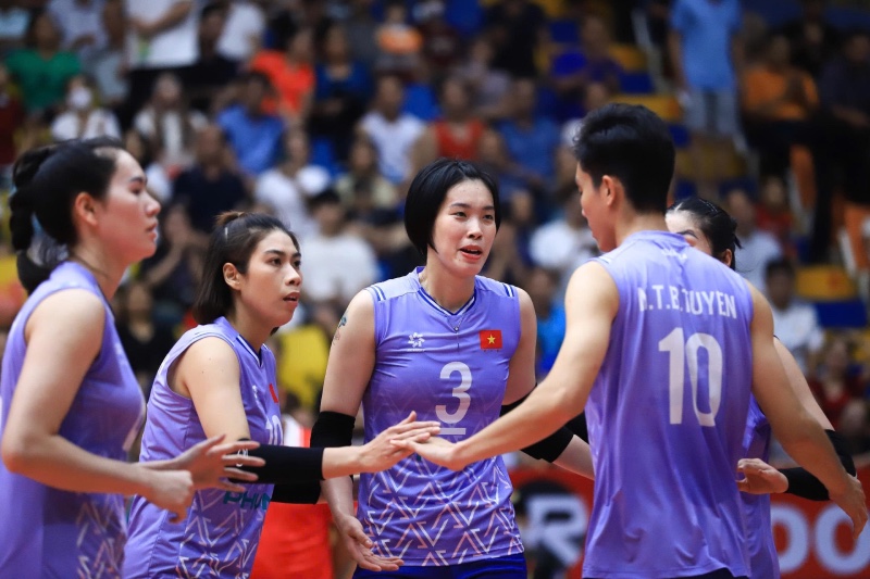 ベトナム女子バレーボール代表がVTVカップ2025準決勝で台湾(中国)に勝利