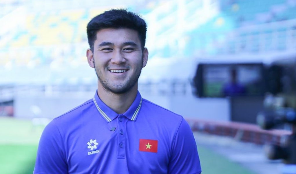 U23 베트남 대표팀 선수 타이바닷. 사진: VFF