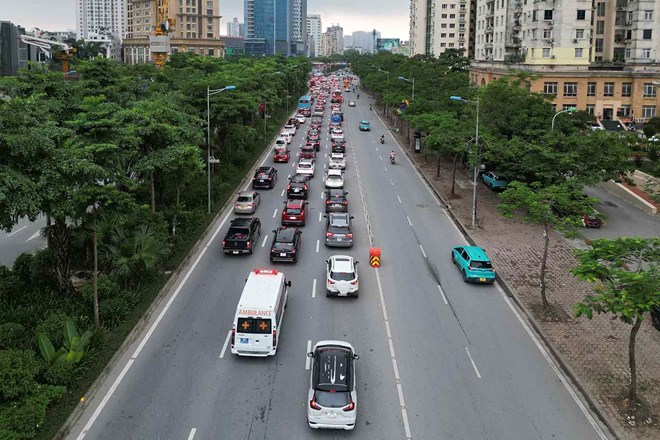 Hà Nội cấm các phương tiện làm điều này trên đường Võ Chí Công