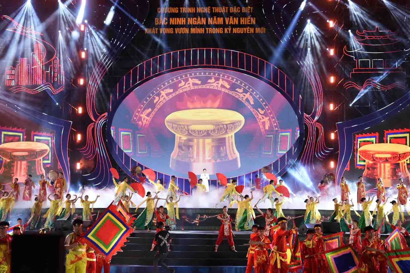 Tiet muc nghe thuat trong chuong trinh. Anh: Hong Ha